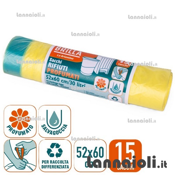 SACCHI X PATTUMIERA 52X60 PZ.15 
